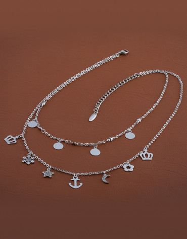 Silver plated Neckpiece